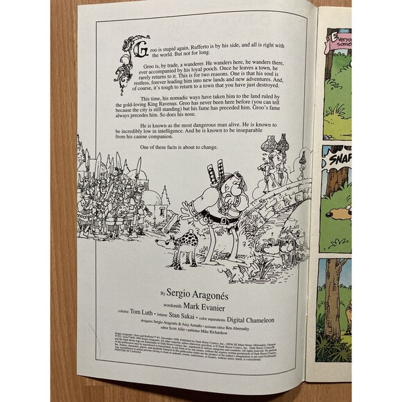 Sergio Aragones' Groo & Rufferto Series #1 2 3 Dark Horse Comics 1996 • Vintage - Picture 6 of 7